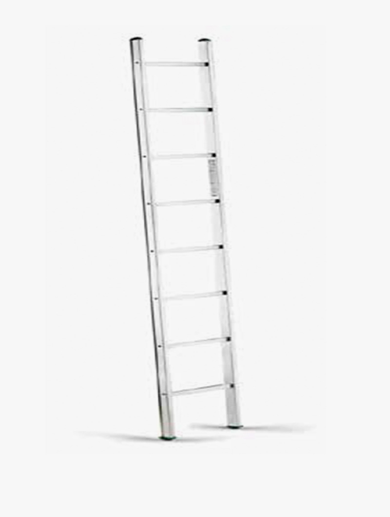 Escalera plegable de aluminio para escenarios con alturas de 700 a 1300 mm